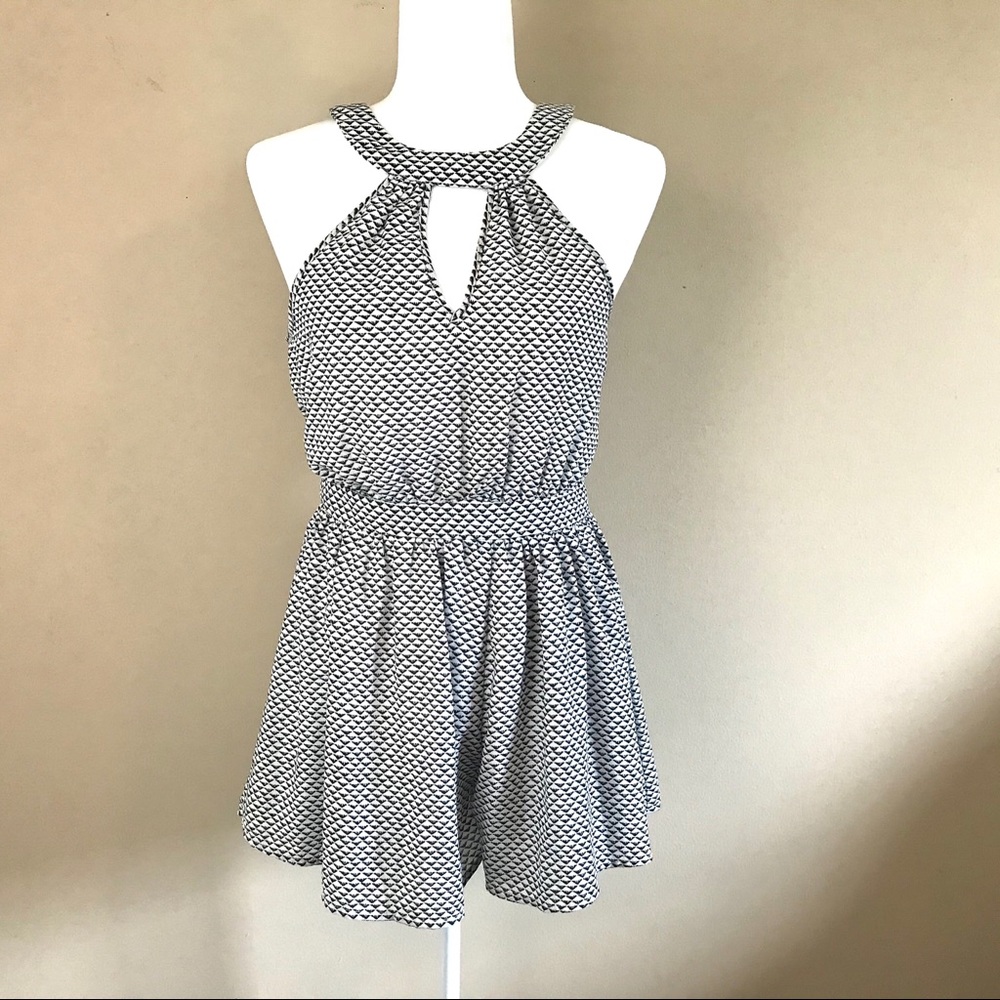Black and White Romper